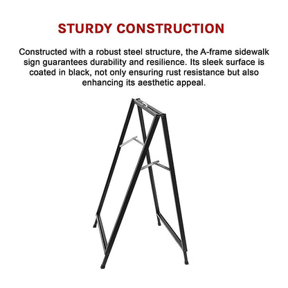 A Frame Sign 60x90cm Sidewalk Plastic Poster Board Outdoor Display