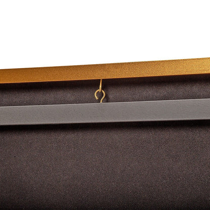 Wall Display/Case Lockable Rack 80cm Football Basketball Jersey Storage Box in Gold