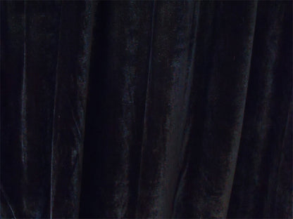Large Velvet Curtains Black 600cm wide x 230cm Drop PINCH PLEAT+ 30 Hooks New