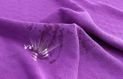 Green Plum Blossom Yoga Towel Mat- Absorbent, Thick, Non-Slip, Portable Fitness Blanket for Home Use 183*63CM