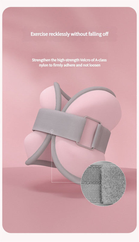 Pink Adjustable Weighted Leg & Wrist Sandbag Set – 1kg Each for Fitness, Running, and Dance Training