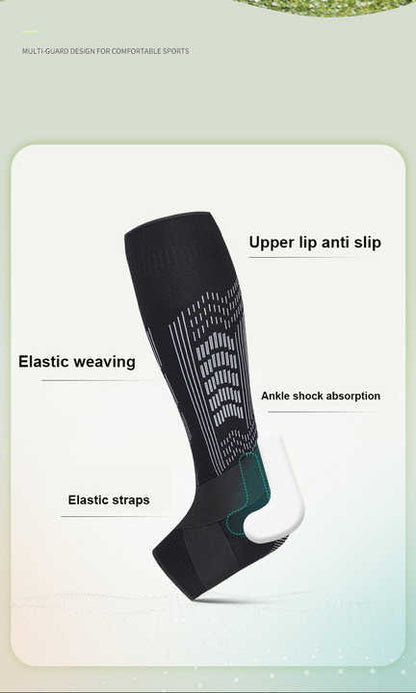 Size M 1 Pair Light Gray Compression Calf Sleeves for Sports - Adjustable Support for Running, Soccer, Hiking & More