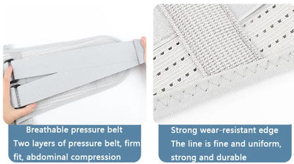 Size S Grey Breathable Waist Support Belt - Adjustable Back Brace for Men and Women, Ideal for Weightlifting, Squats & Back Pain Relief