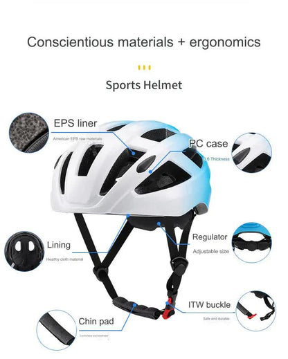 Light Pink Ultra-Light Adult Cycling Helmet - CE & CPSC Certified, In-Mold Safety for Road & Mountain Biking