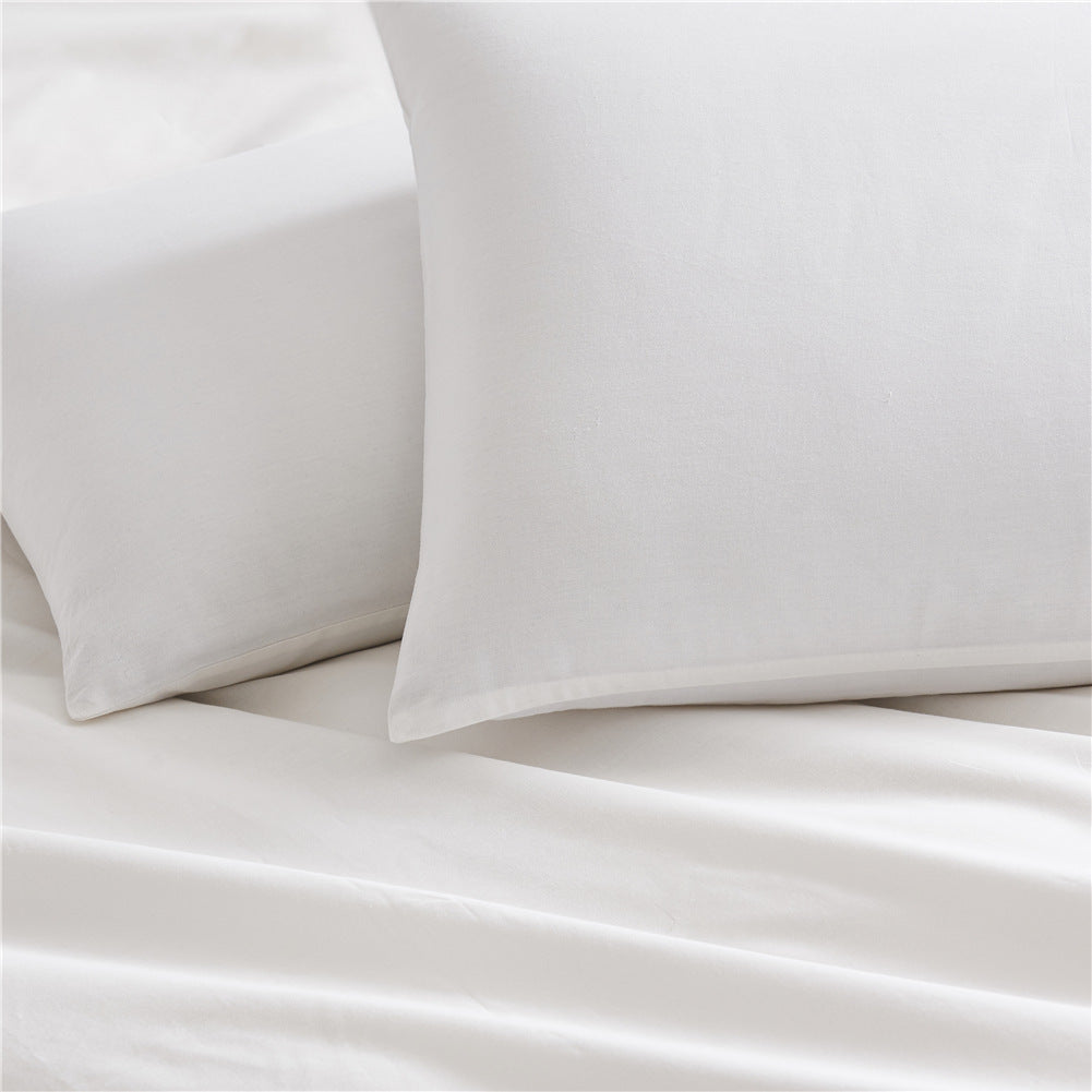 White Ultra Soft Brushed Waterproof Pillow Protectors (Set of 2) - 50x70cm, Stain & Spill Guard for Bed Pillows(Note: pillow core not included)